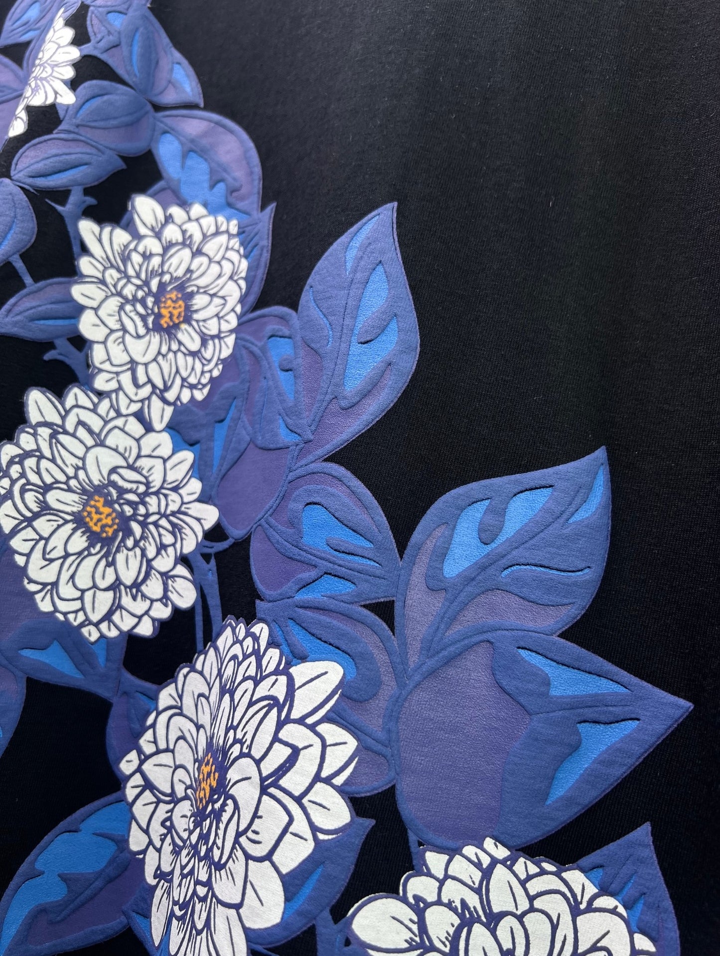 Midnight Bloom Tee - Black
