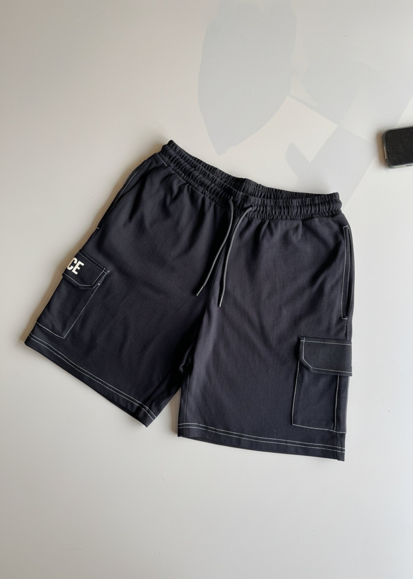 CARGO SHORTS - BLACK