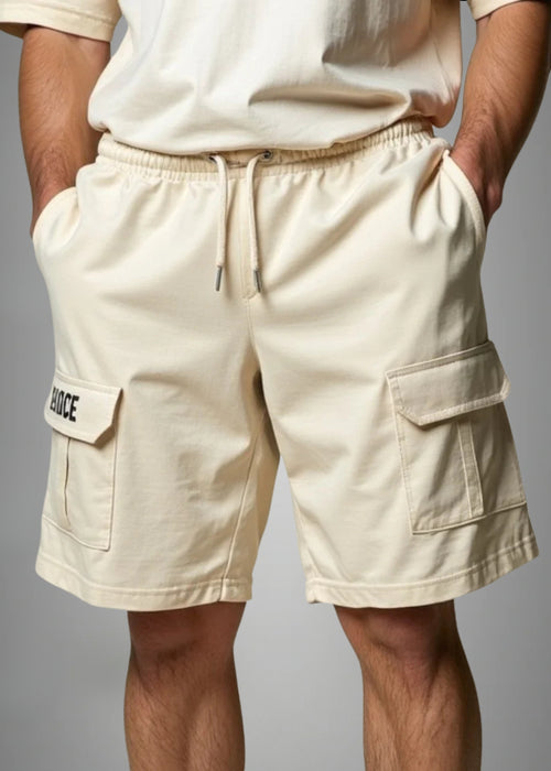 CARGO SHORTS - BEIGE