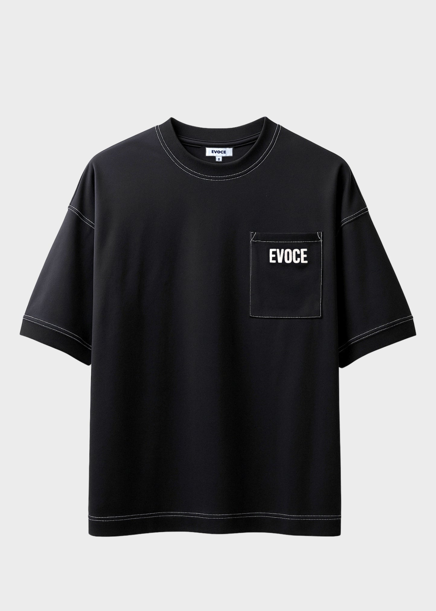 SMOKE BLACK: T-SHIRT AND SHORTS COMBO