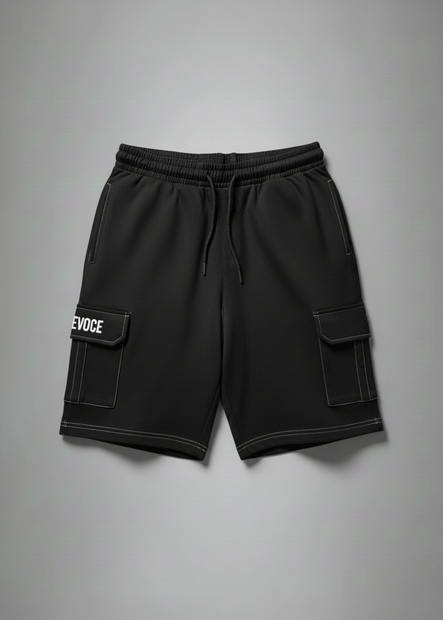 CARGO SHORTS - BLACK