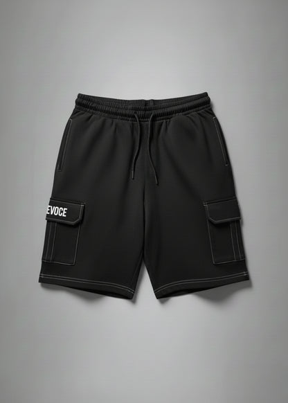 CARGO SHORTS - BLACK