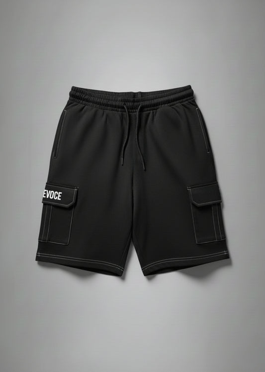 CARGO SHORTS - BLACK