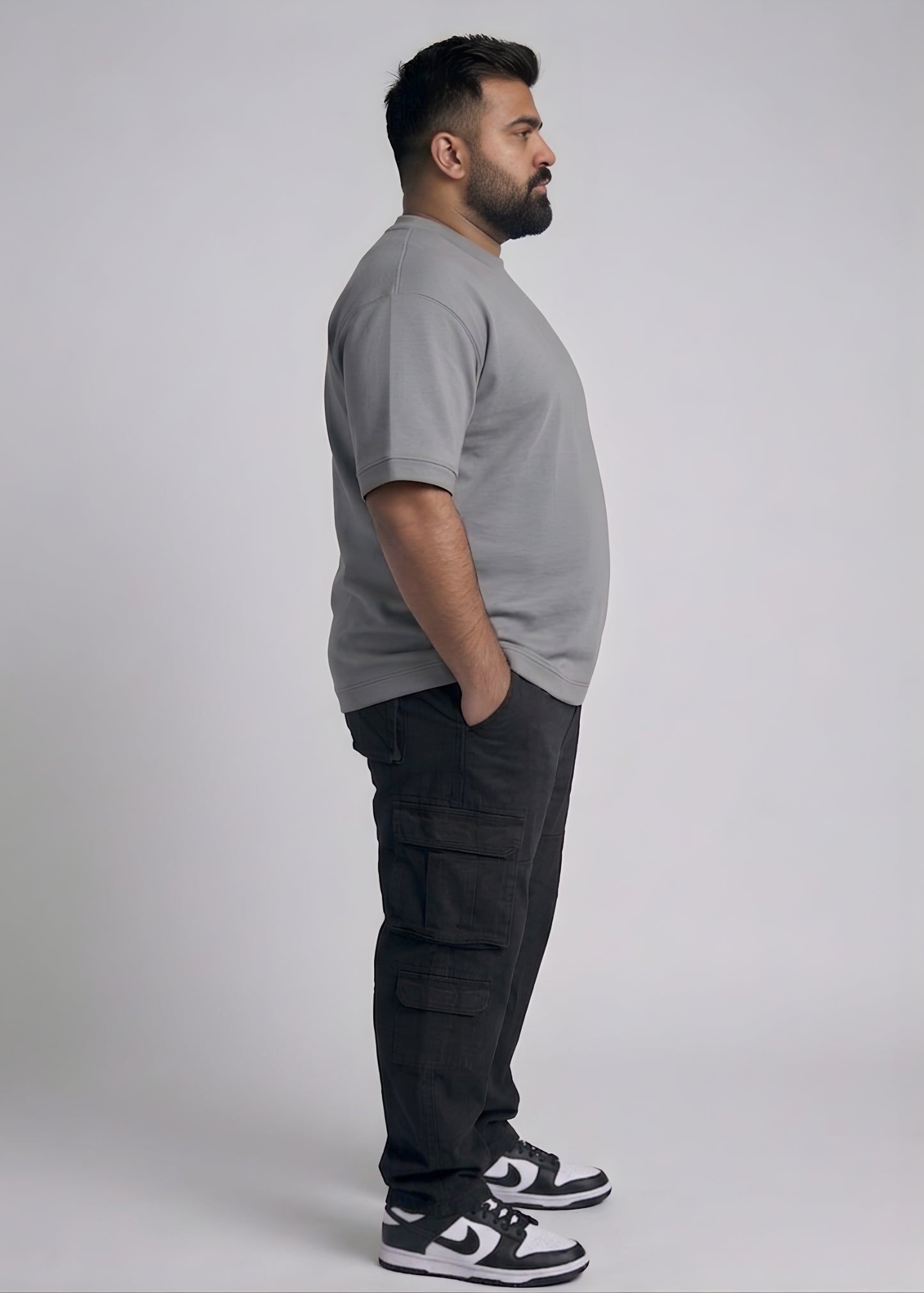Classic Grey Plus Fit T-shirt
