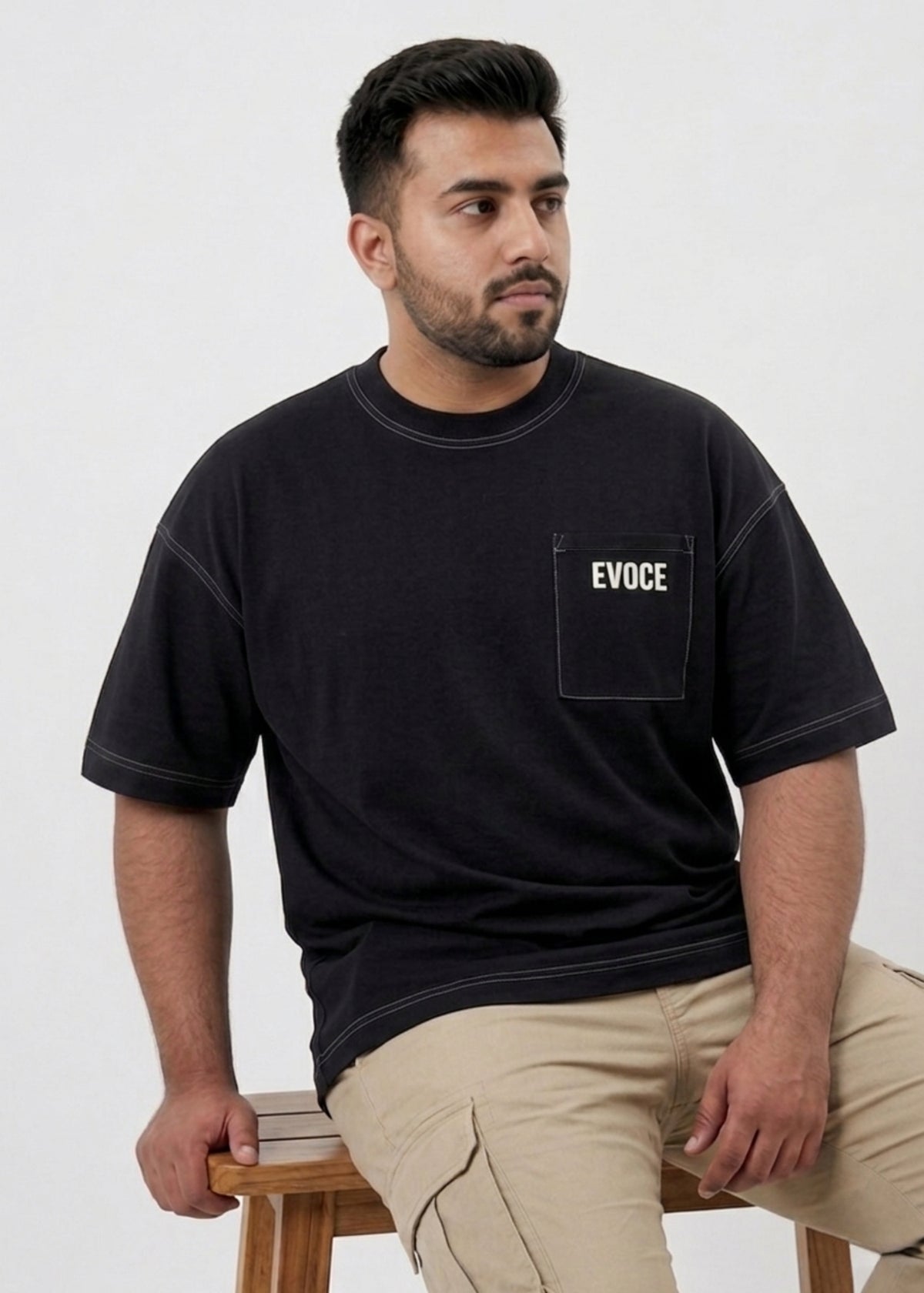 Classic Black Plus Fit T-shirt