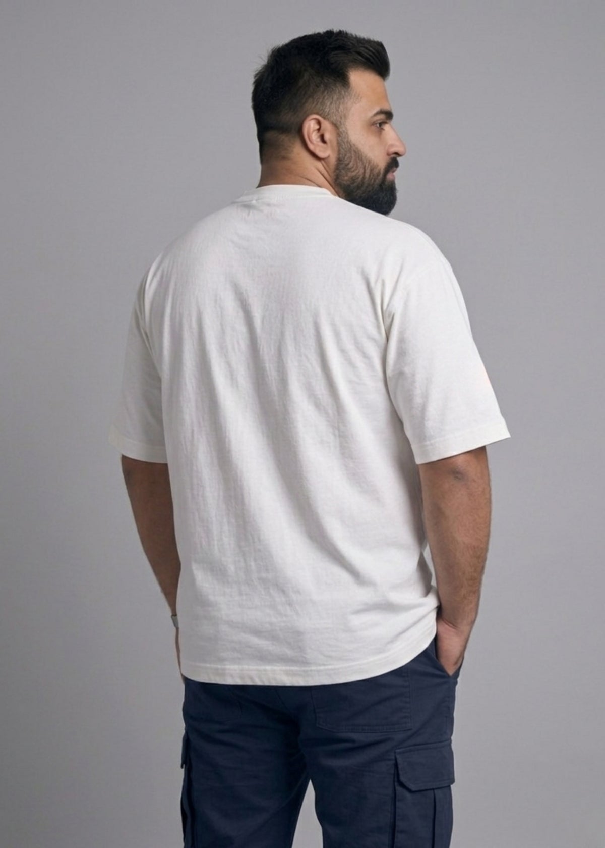 Classic White Plus Fit T-shirt
