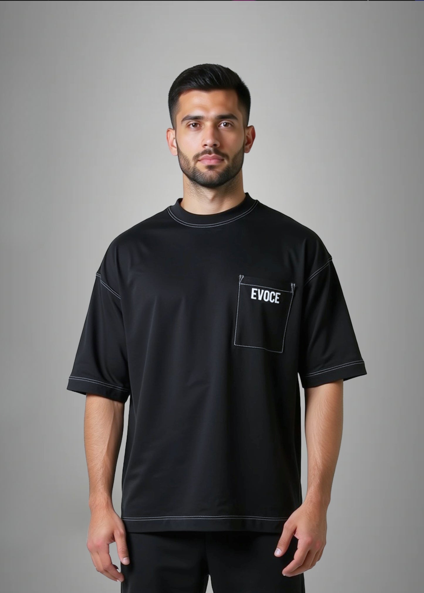 SMOKE BLACK T-SHIRT