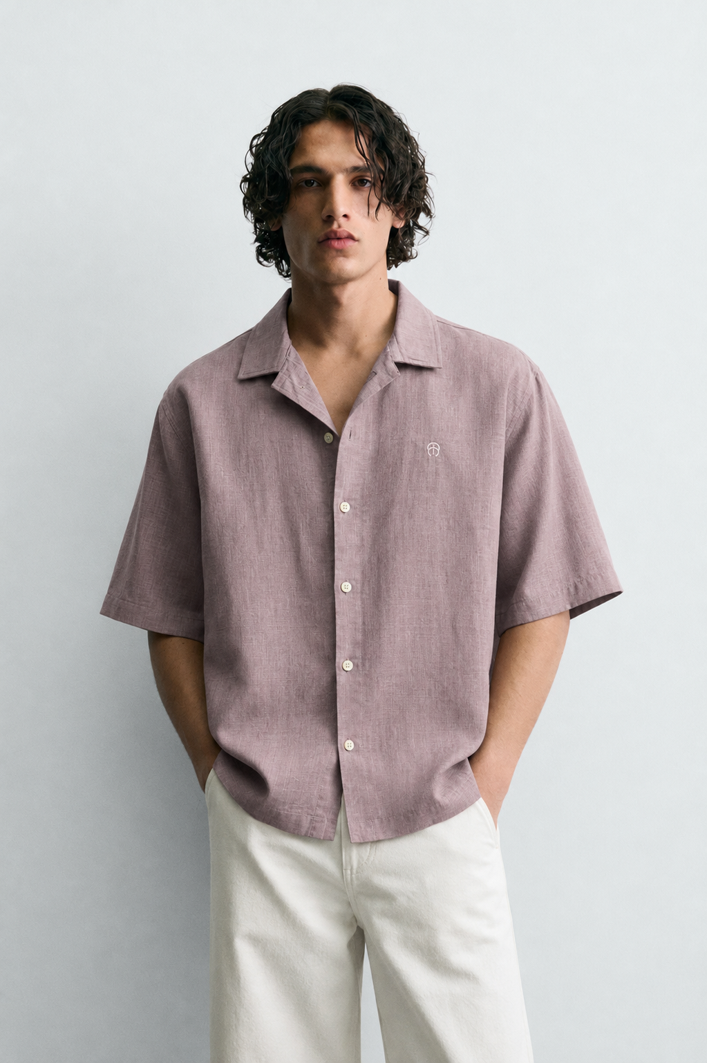 Cotton Linen: Dust Rose