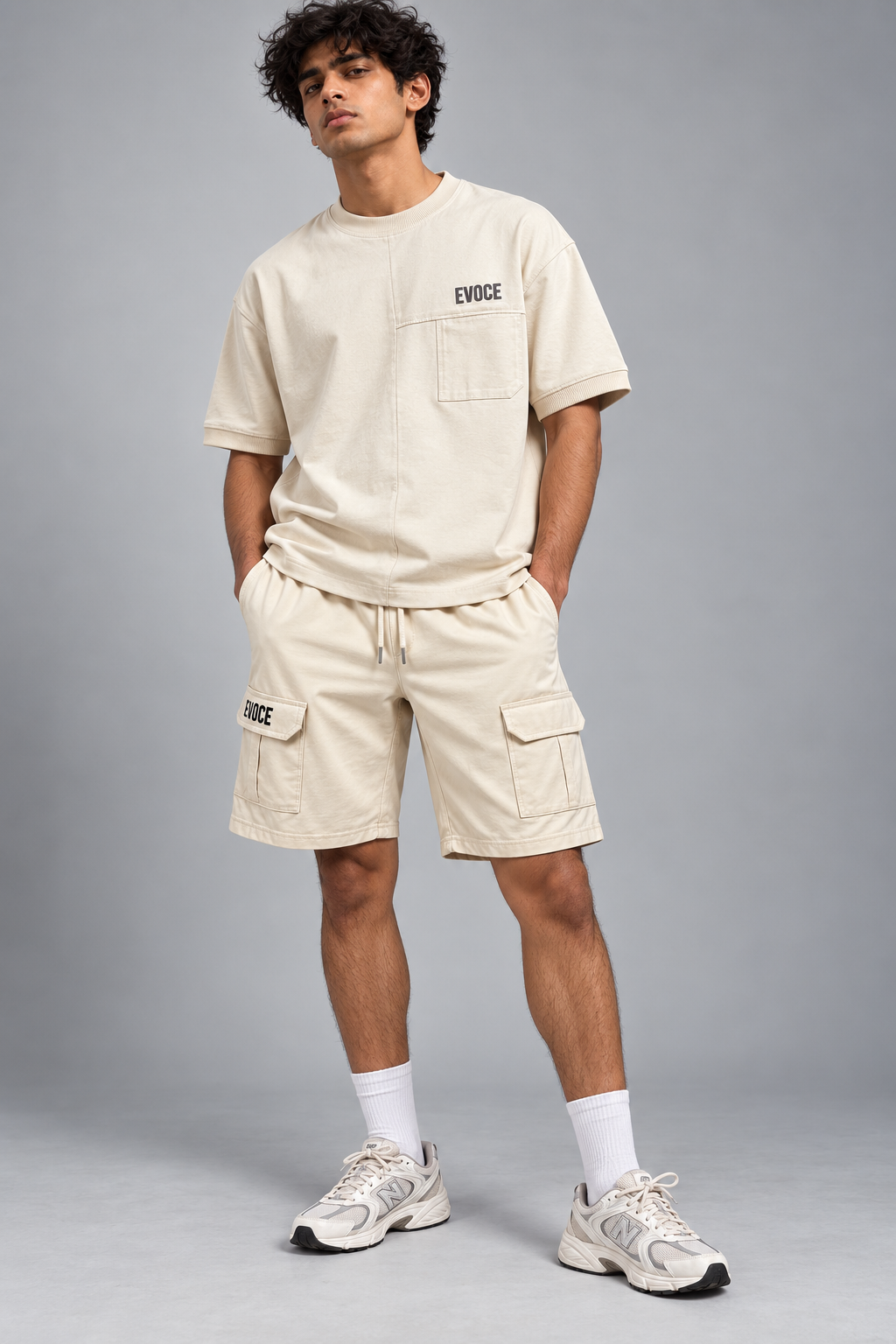beige Essential Tee