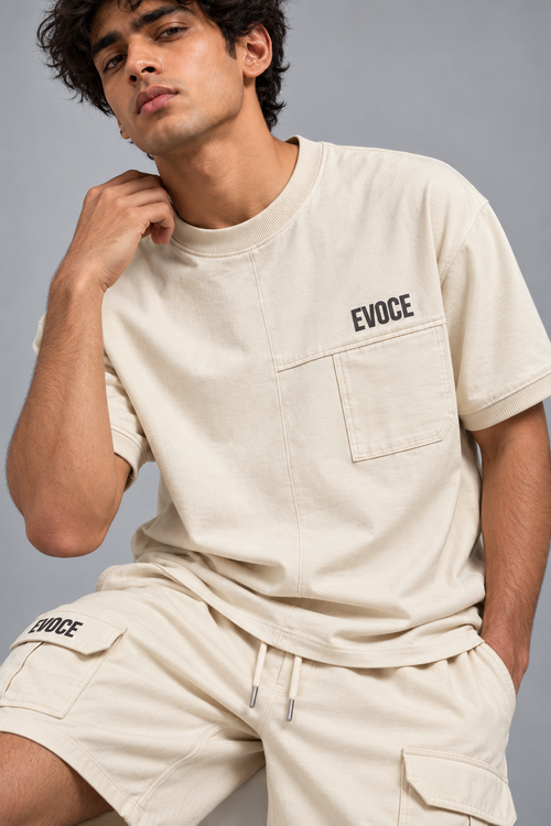beige Essential Tee