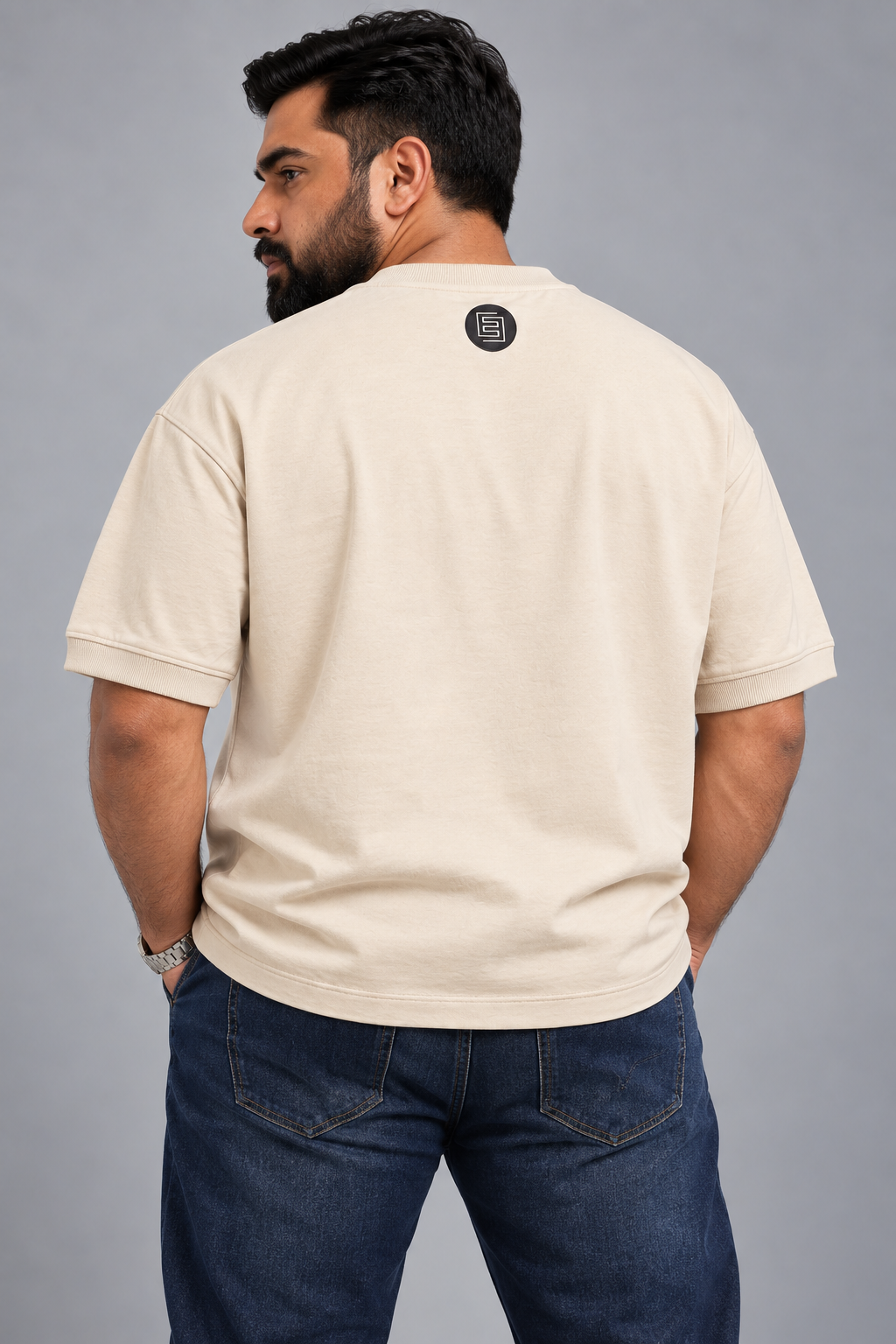 Plus Fit T-shirt - Beige