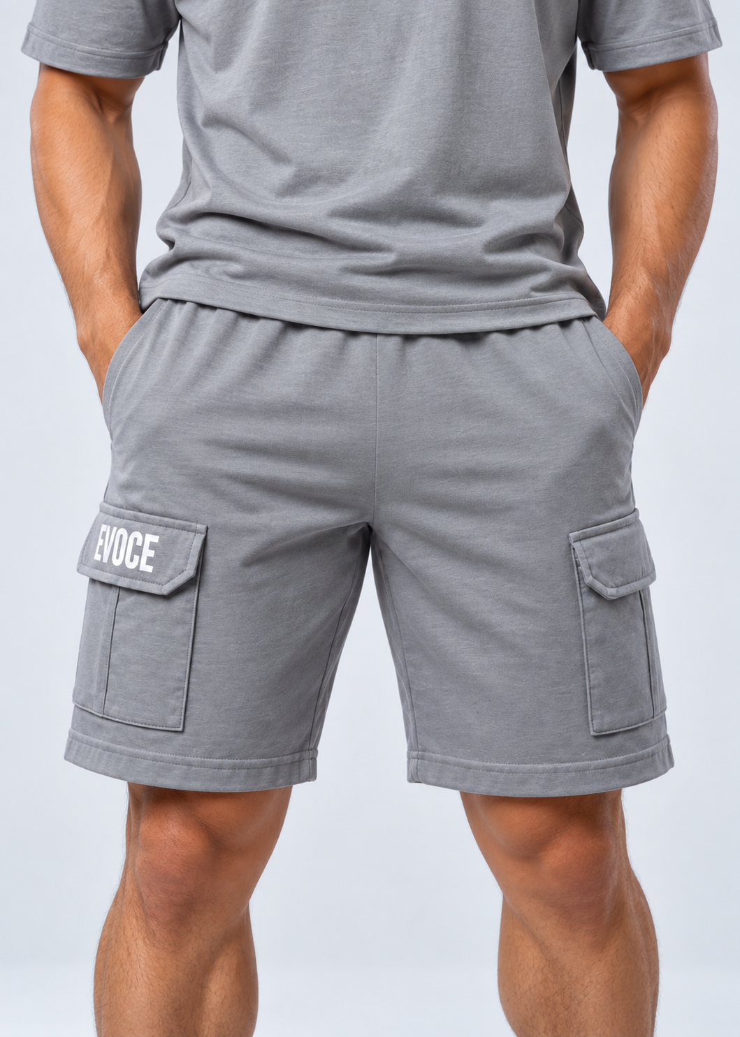 CARGO SHORTS - GREY