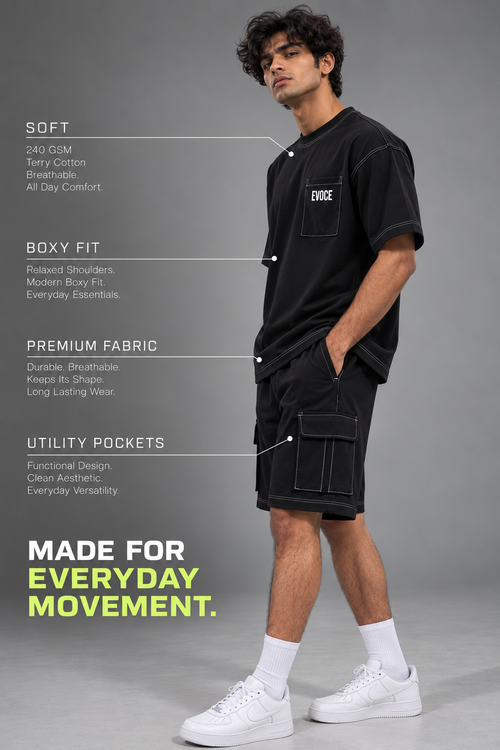 Black core Co-ord Set