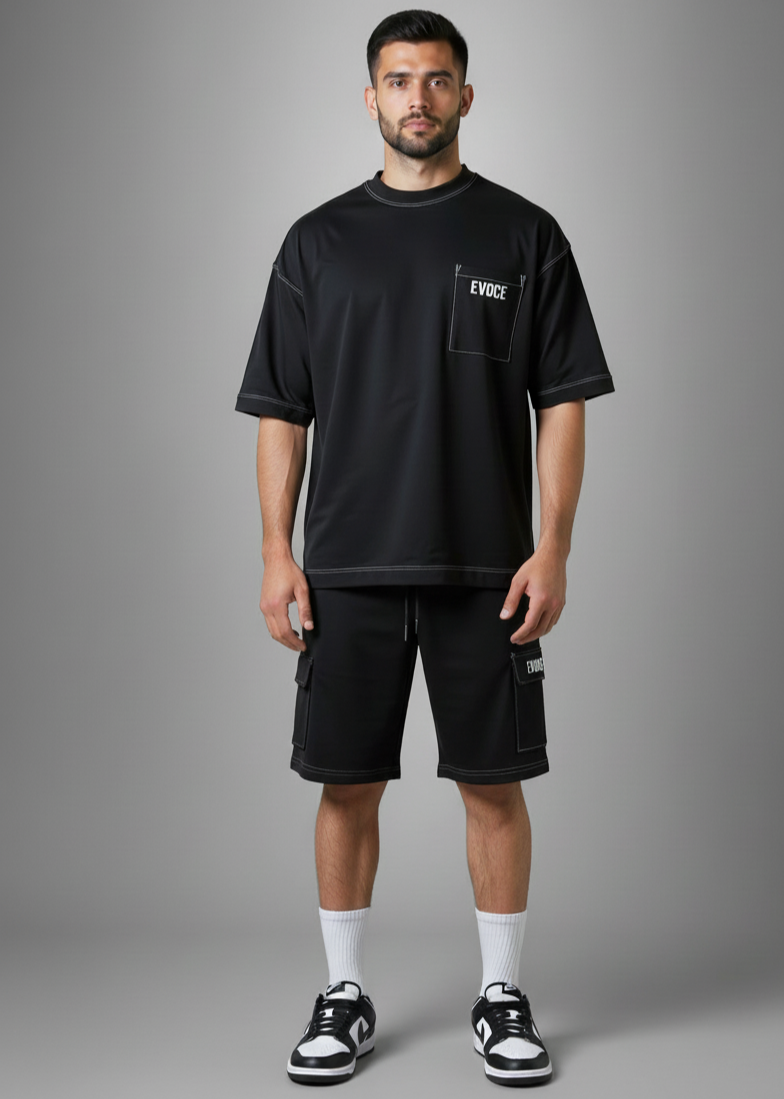 SMOKE BLACK CO-ORD SET