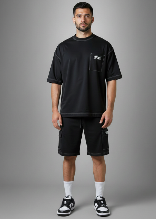 SMOKE BLACK CO-ORD SET