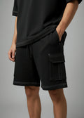 CARGO SHORTS - BLACK