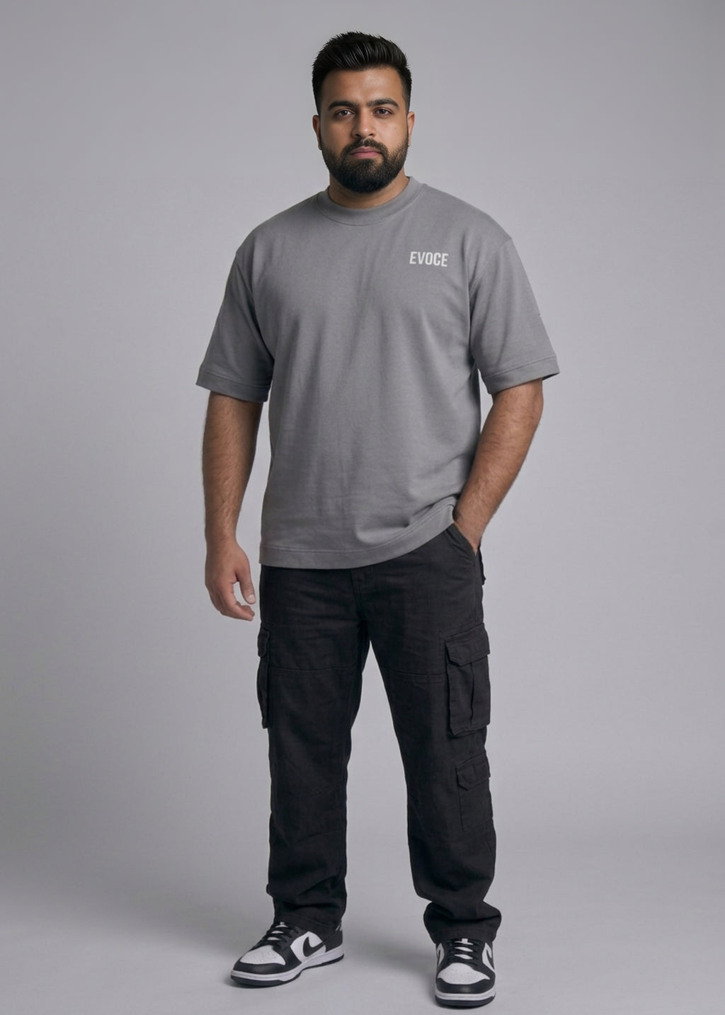 Classic Grey Plus Fit T-shirt