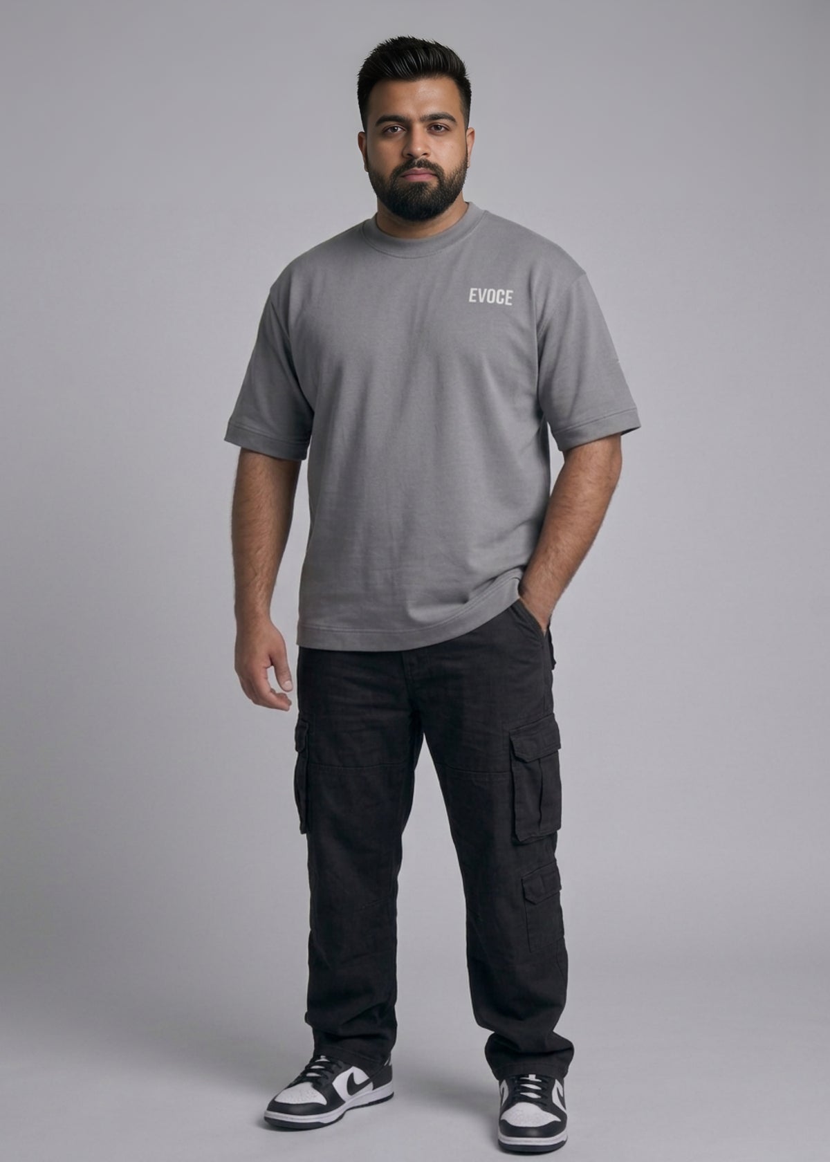 Classic Grey Plus Fit T-shirt